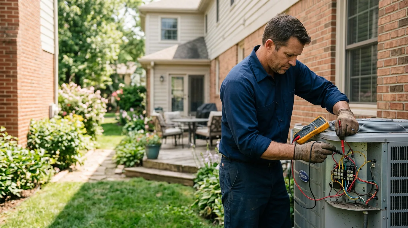 HVAC technician working near Grand Island, FL